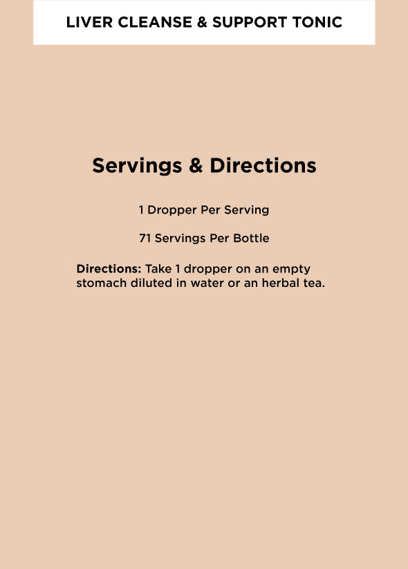 Liver Cleanse & Support Tonic