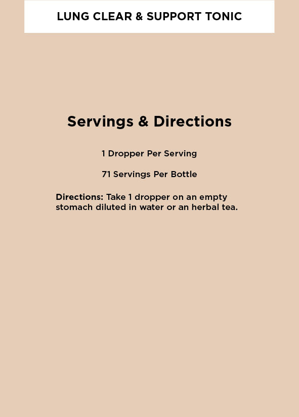 Lung Clear & Support Tonic (50ml)