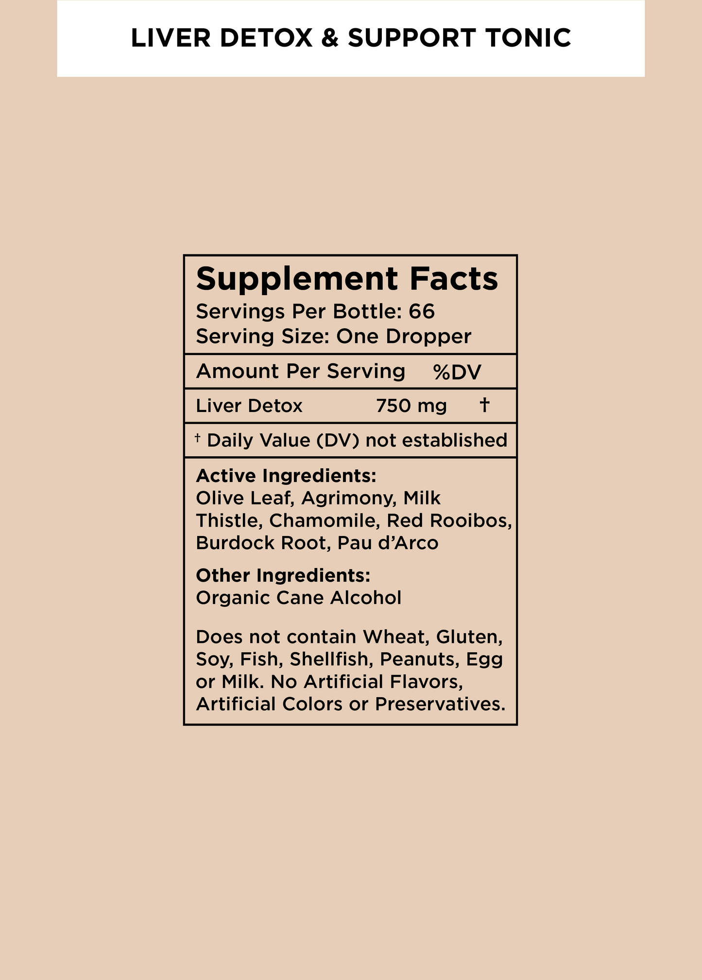 Liver Detox & Support Tonic*