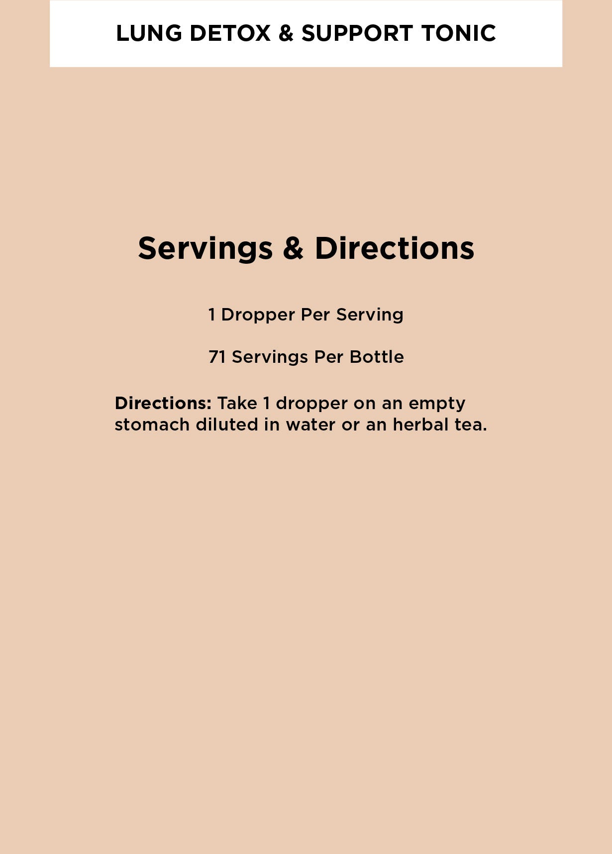 Lung Detox & Support Tonic*