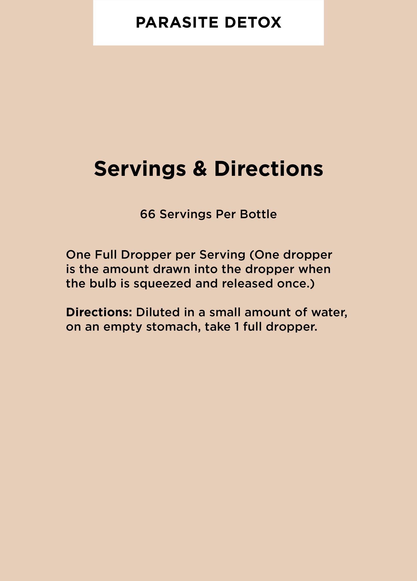 Parasite Detox Tonic - 3 Pack