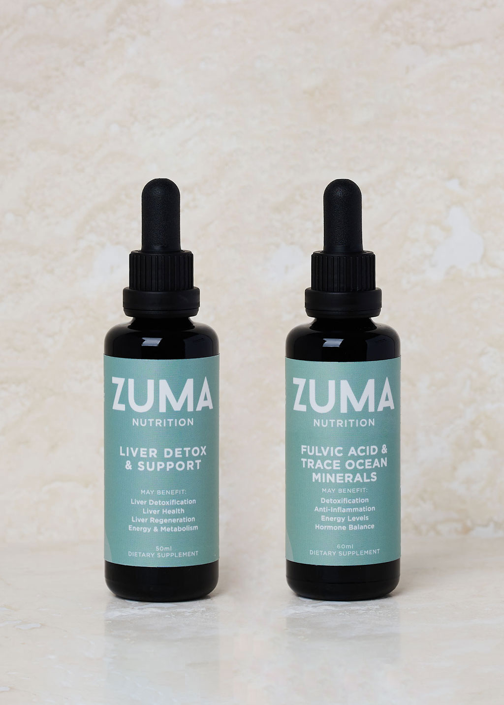 Liver Detox & Support Tonic + Fulvic Acid & Trace Ocean Minerals