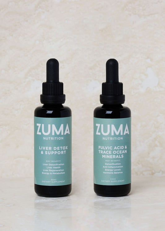 Liver Detox & Support Tonic + Fulvic Acid & Trace Ocean Minerals