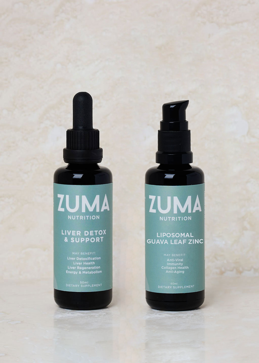 Liver Detox & Support Tonic + Liposomal Guava Leaf Zinc Tonic