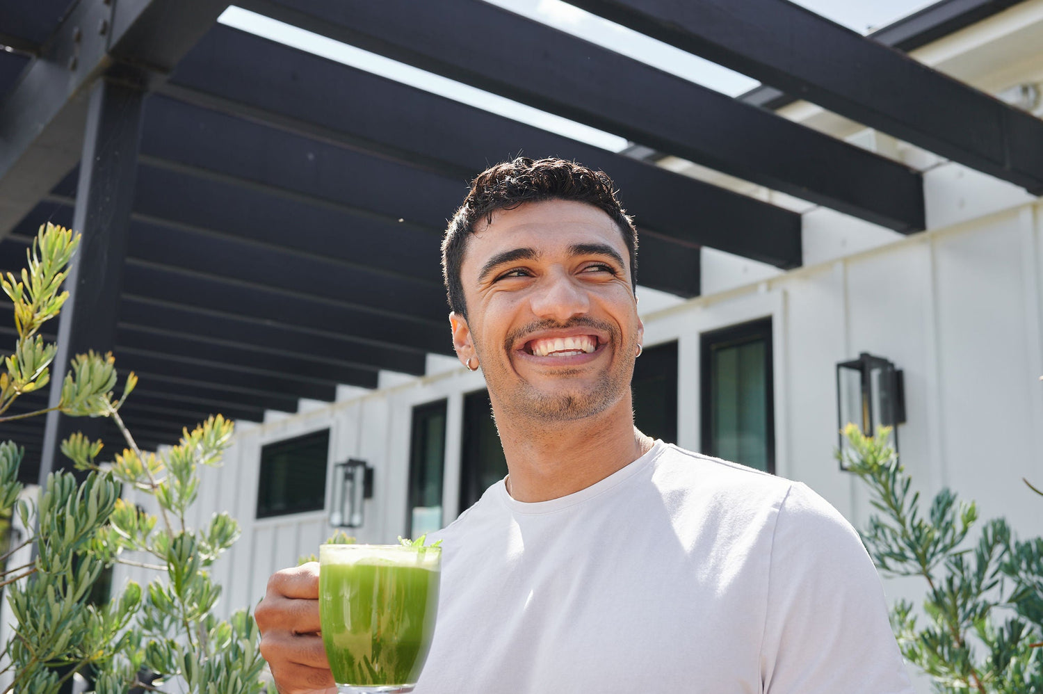 Man enjoying Zuma Nutrition's Brain Performance Supplements