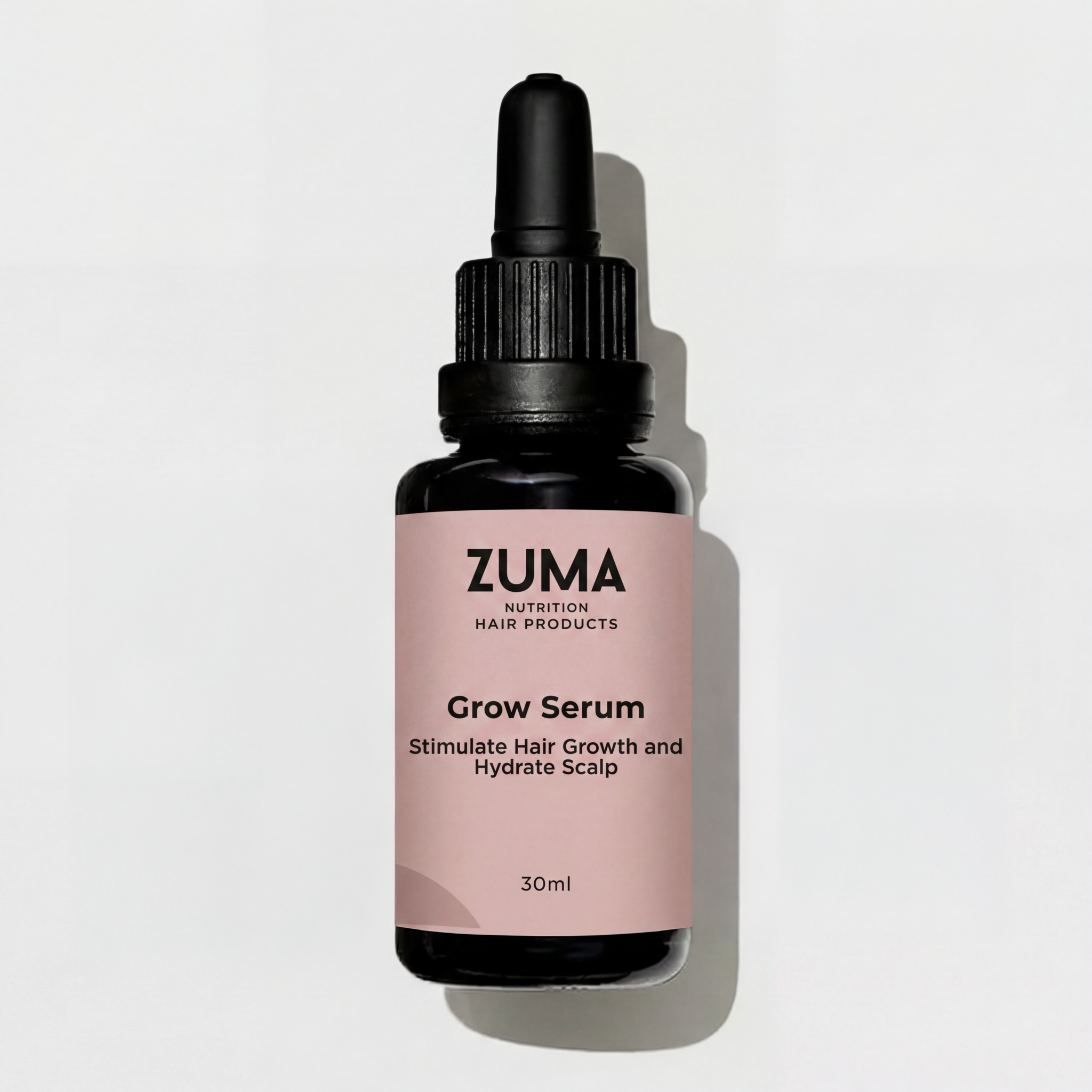 Zuma Nutrition Grow Serum - Organic Hair Growth Serum for Thicker