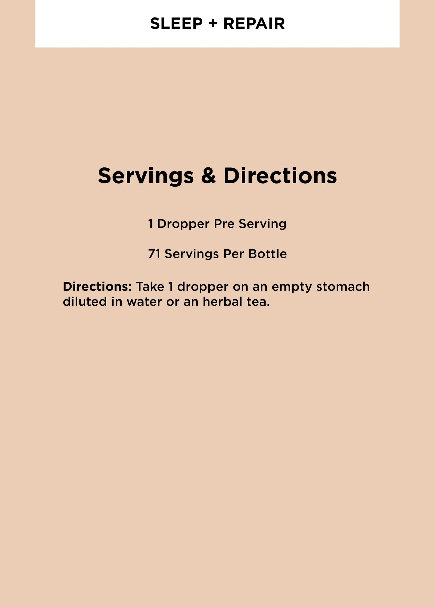 Sleep & Repair Tonic (50ml)