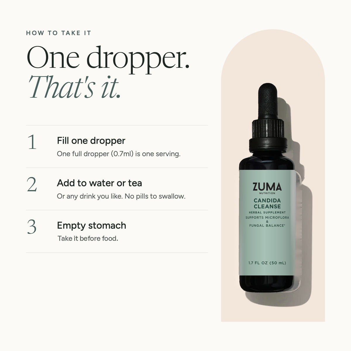 How to take Candida Cleanse Tonic