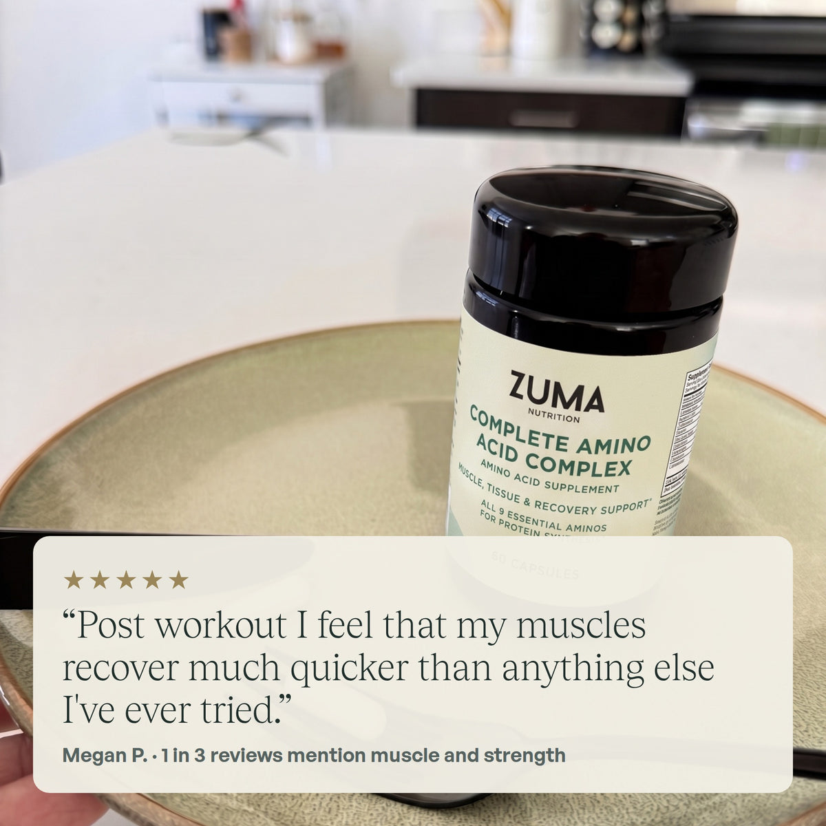 Zuma Nutrition Complete Amino Acid Complex customer review