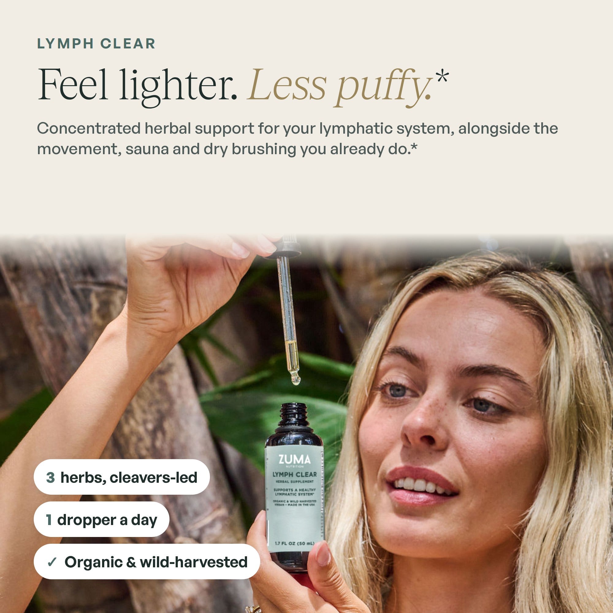 Zuma Nutrition Lymphatic Drainage Drops Lymph Clear – Liquid