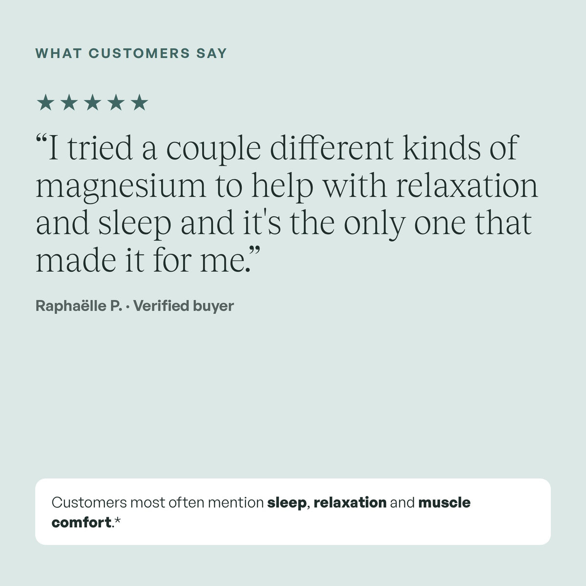 Customer review of Zuma Nutrition Ionic Magnesium