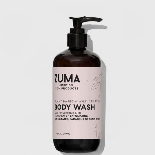 Zuma Nutrition Body Wash, bottle front
