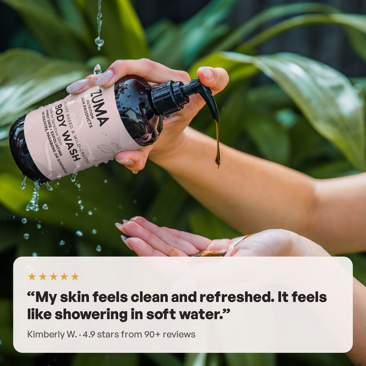 Customer review of Zuma Nutrition Body Wash