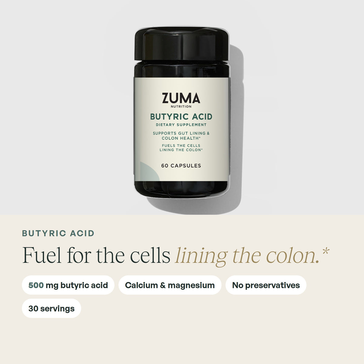 Butyric Acid Supplement