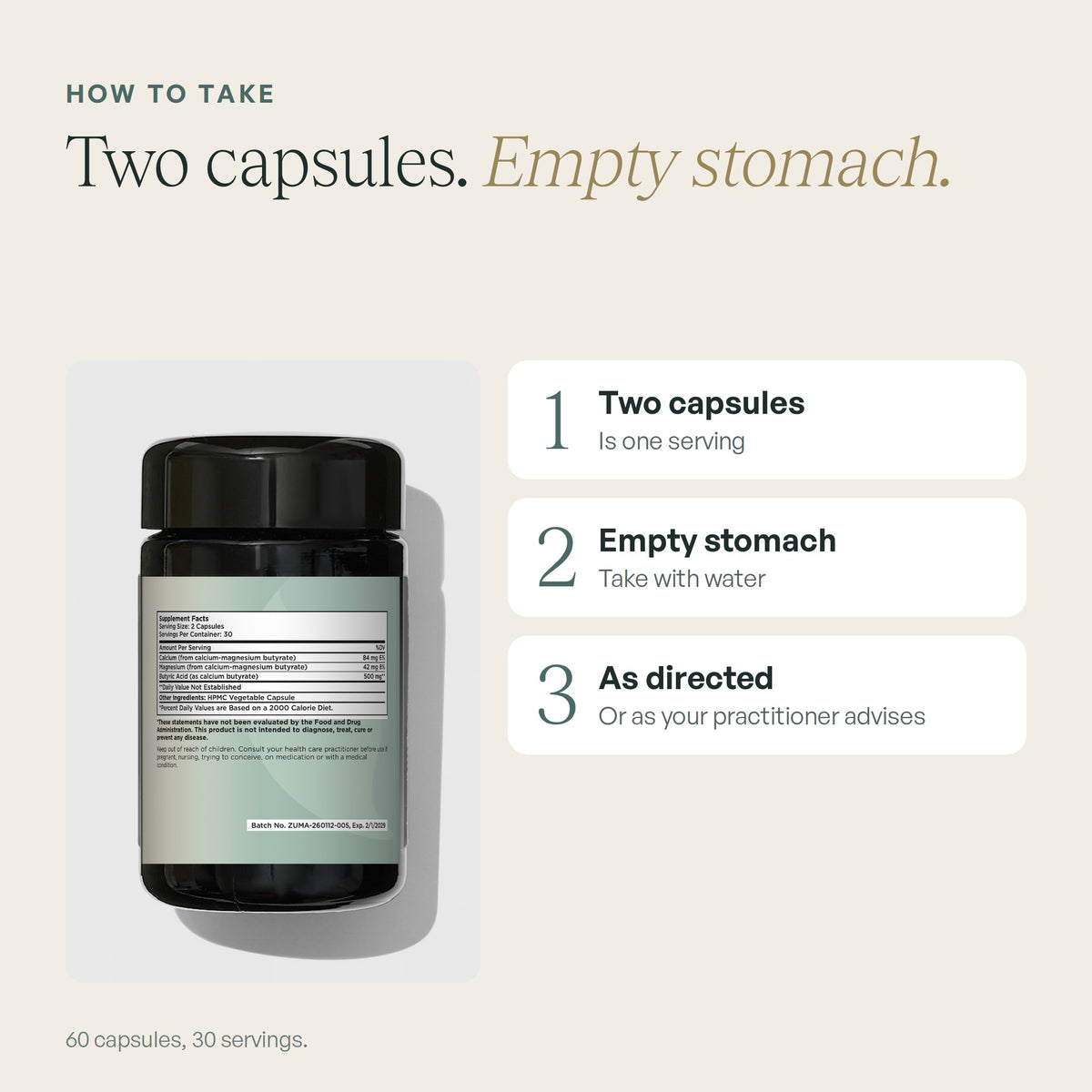 Butyric Acid Supplement