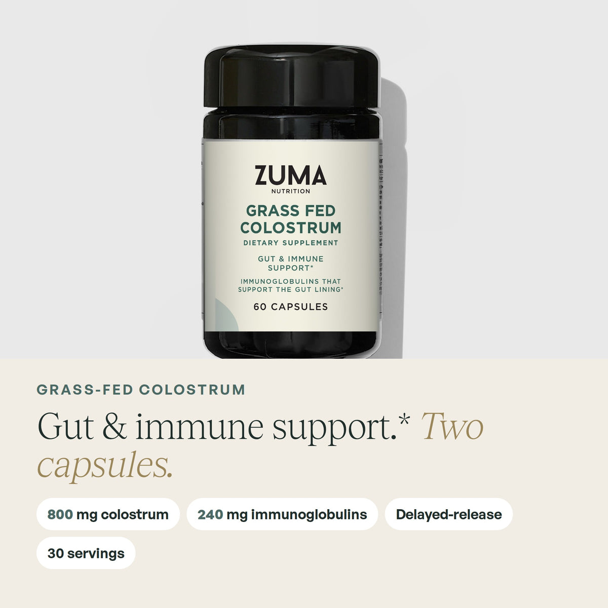 100% Grass-Fed Colostrum