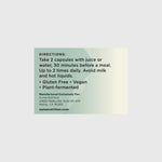Zuma Nutrition Complete Amino Acid Complex directions label