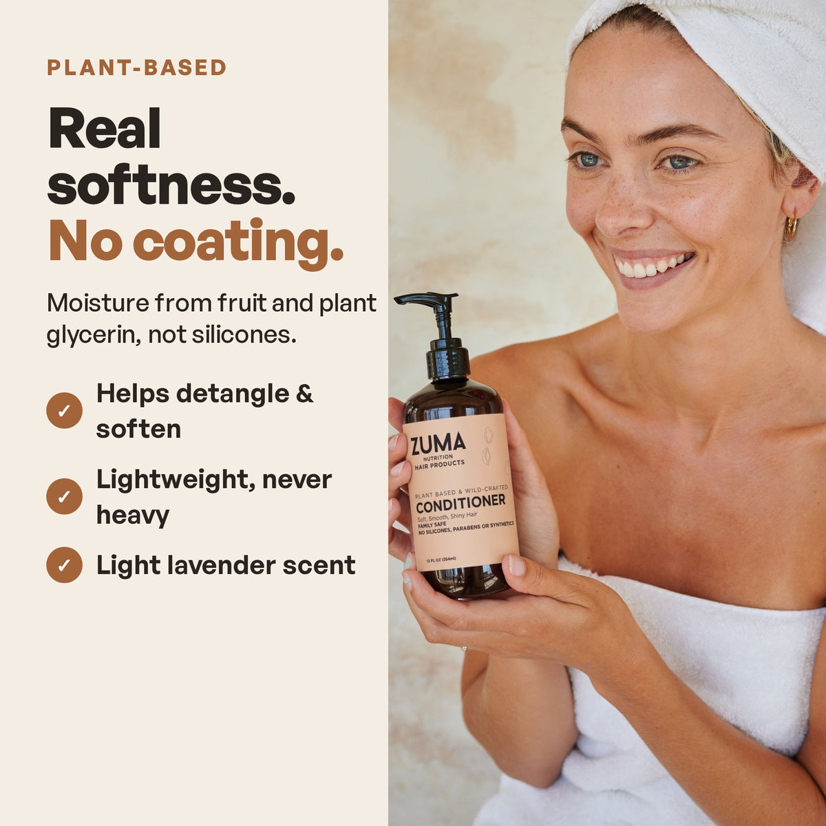 Real softness, no coating