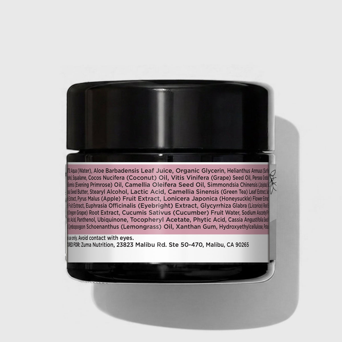 Botanical Firming Cream - Zuma Nutrition, ingredients