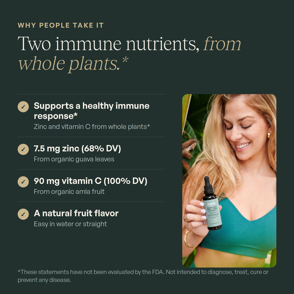 Guava Leaf Zinc + Amla Vitamin C