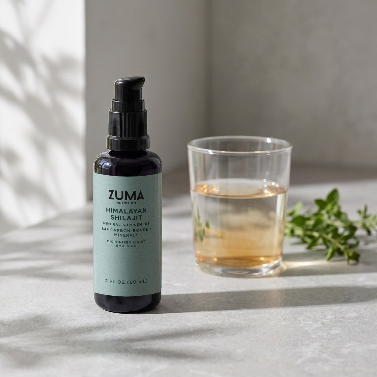 Zuma Nutrition Himalayan Shilajit in a morning routine
