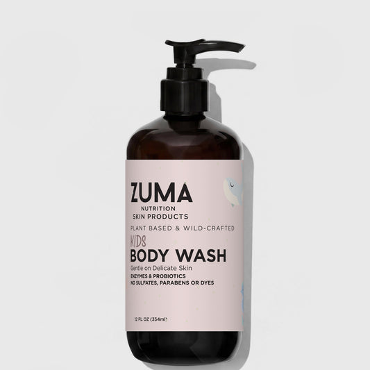 Zuma Nutrition Kids Body Wash, bottle front