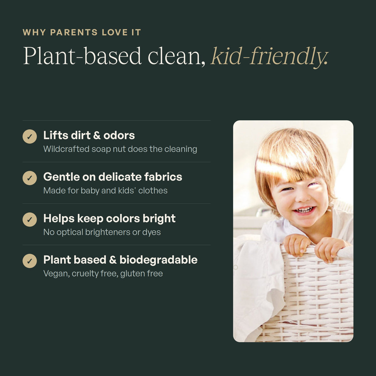 Zuma Nutrition Kids Laundry Detergent benefits