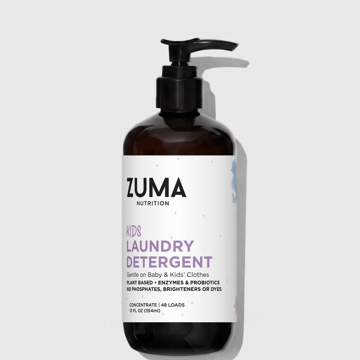 Kids Laundry Detergent - Zuma Nutrition, front label