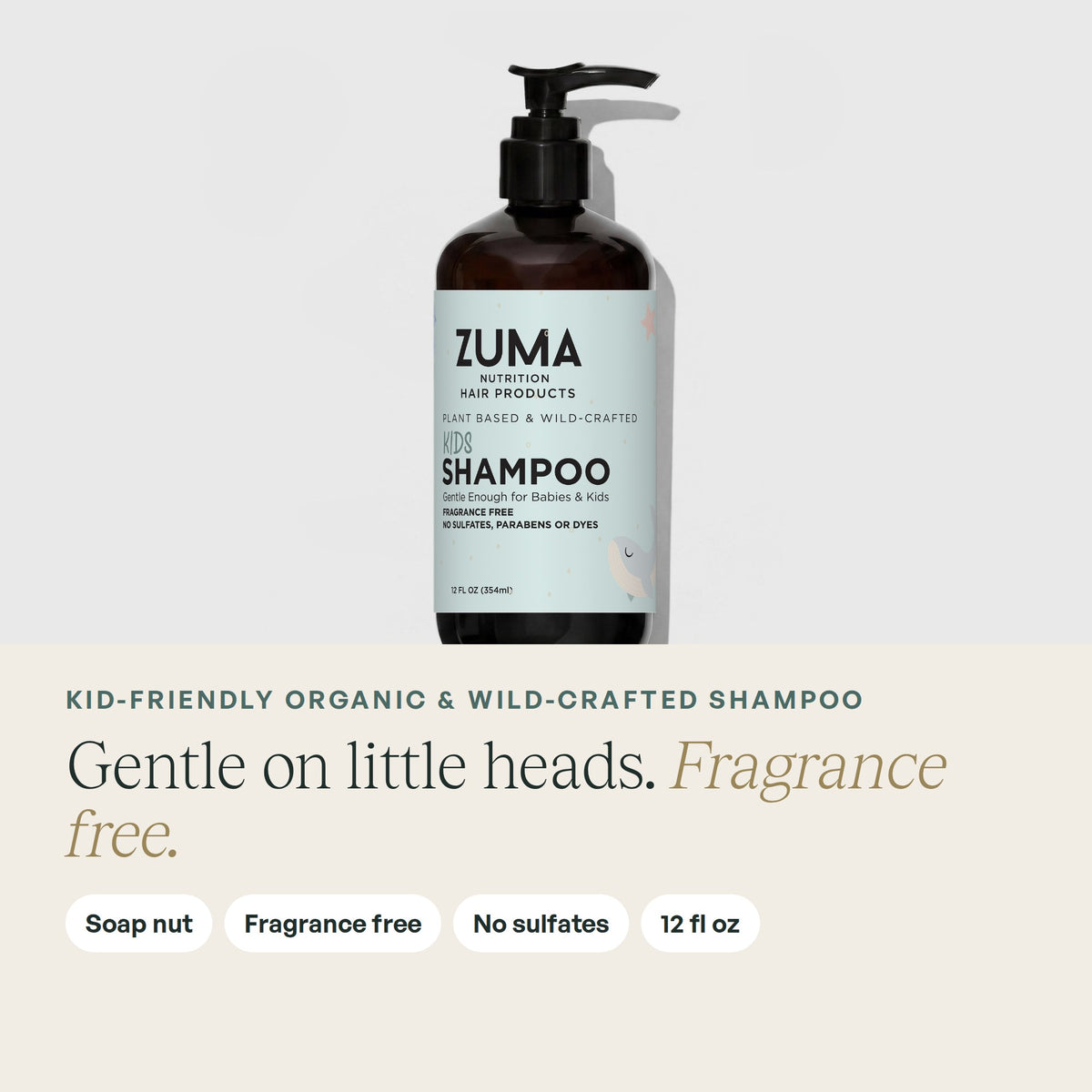 Zuma Nutrition Kids Shampoo, hero