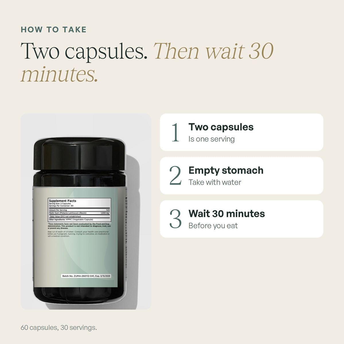 Mastic Gum Complex