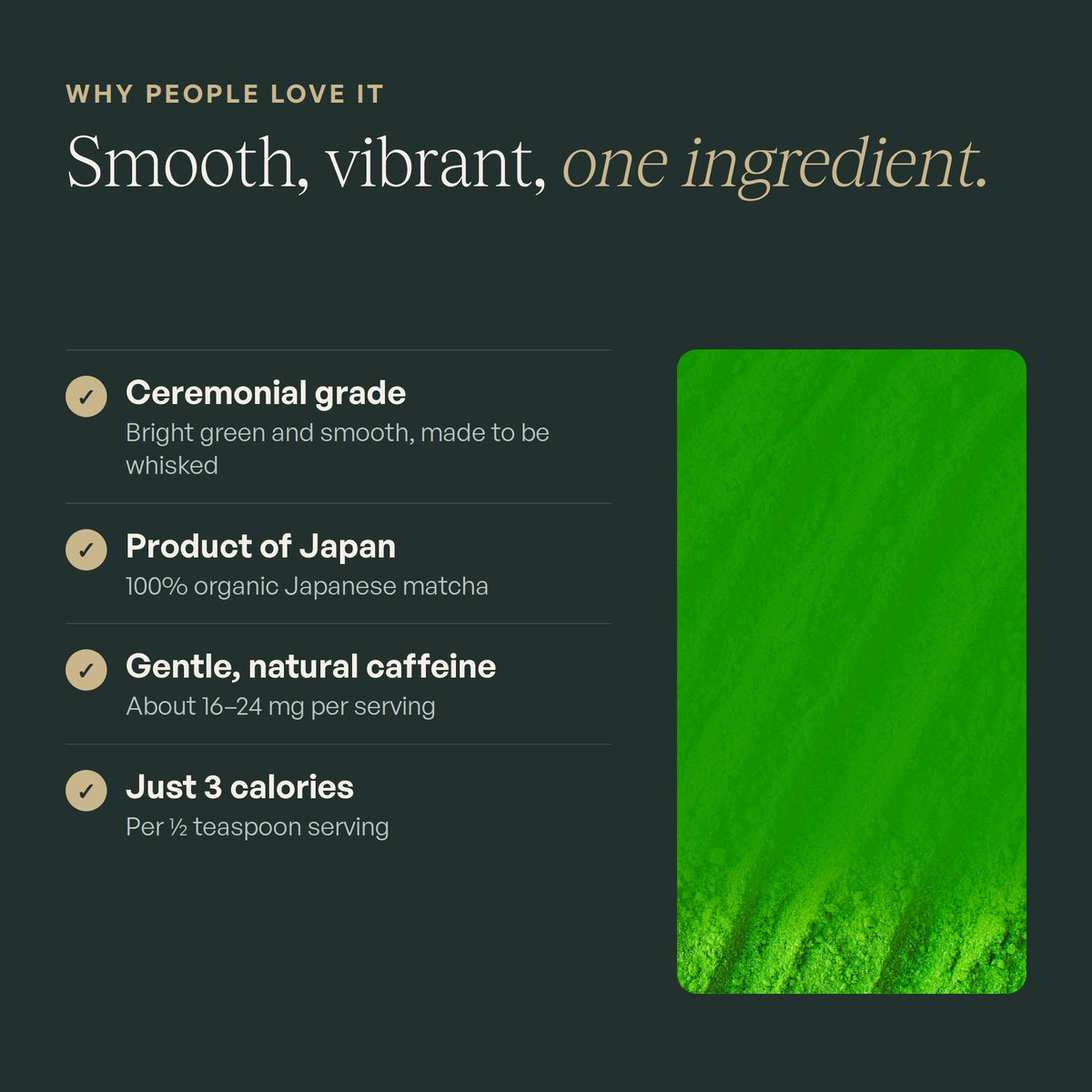Zuma Nutrition Organic Japanese Matcha benefits