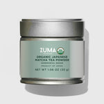 Organic Japanese Matcha Tea Powder - Zuma Nutrition, front label