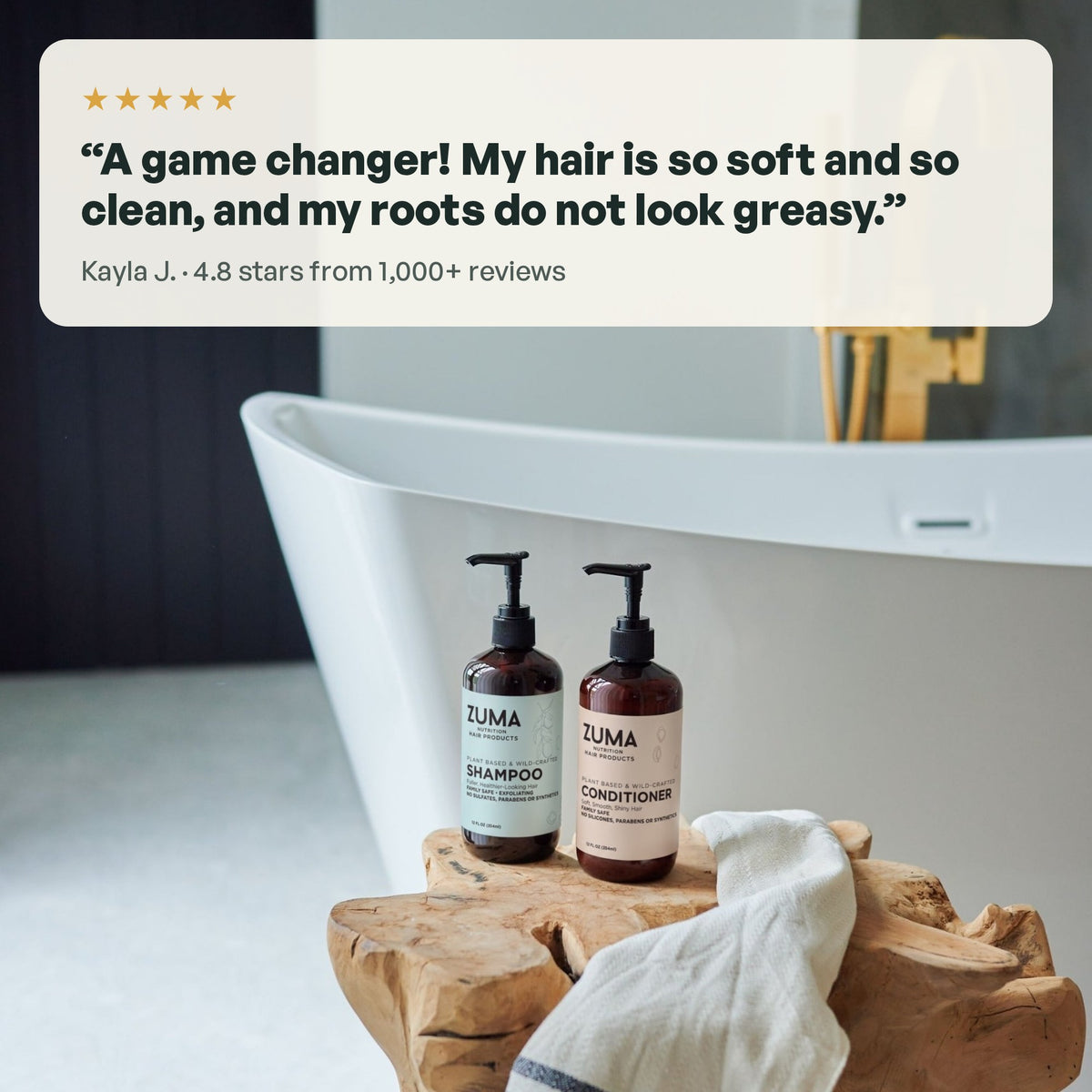 Customer review of Zuma Nutrition Shampoo