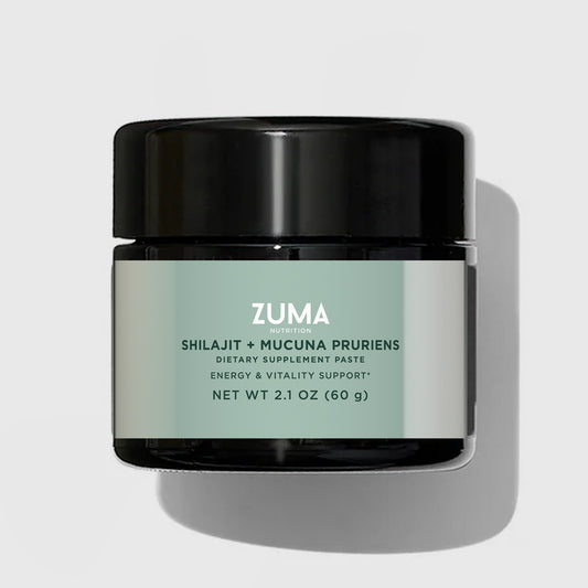 Shilajit + Mucuna Paste - Zuma Nutrition, front label