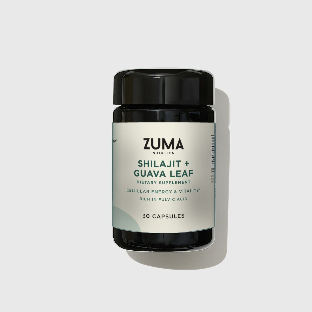 Zuma Nutrition Shilajit + Guava Leaf, 30 capsules