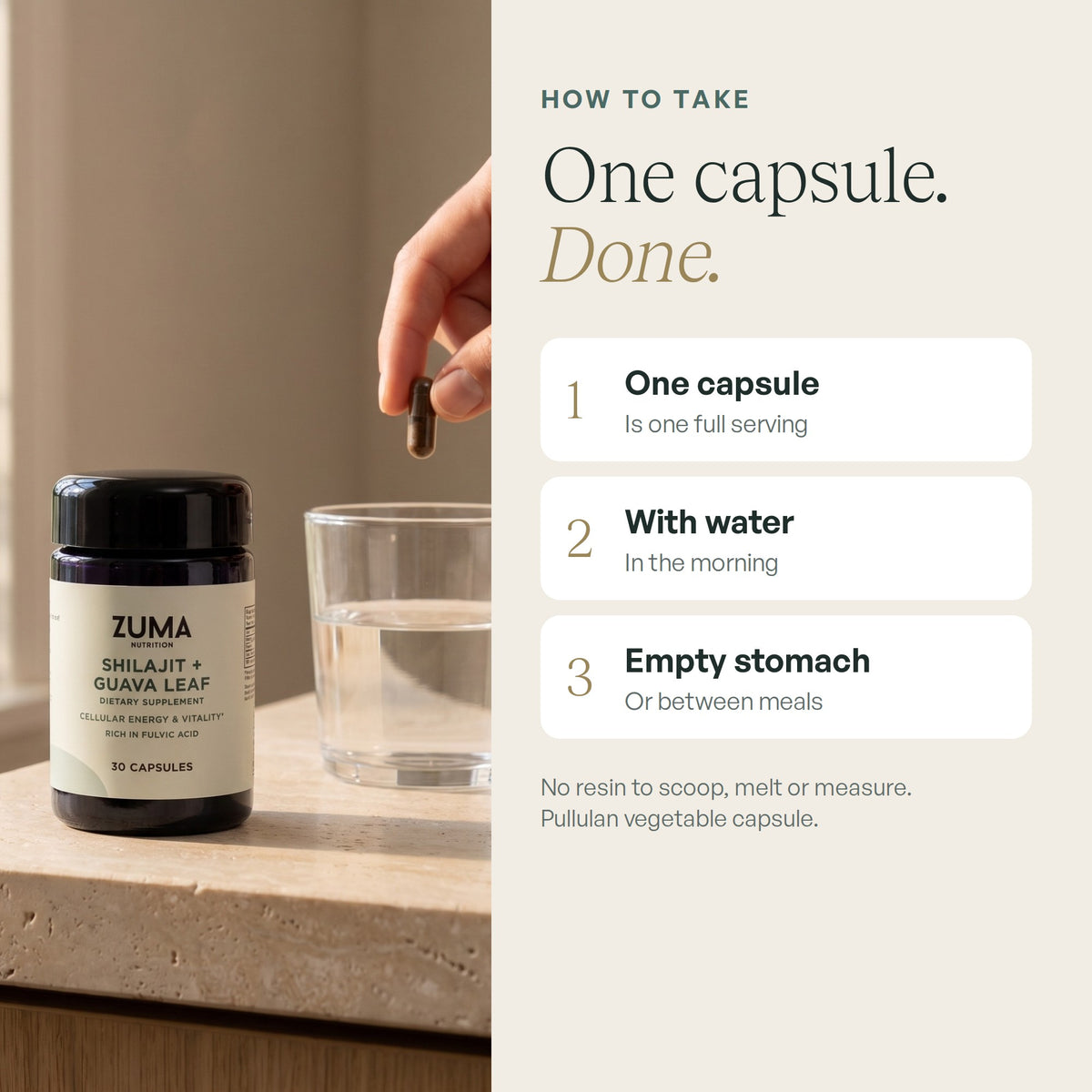 How to take: one capsule is one serving