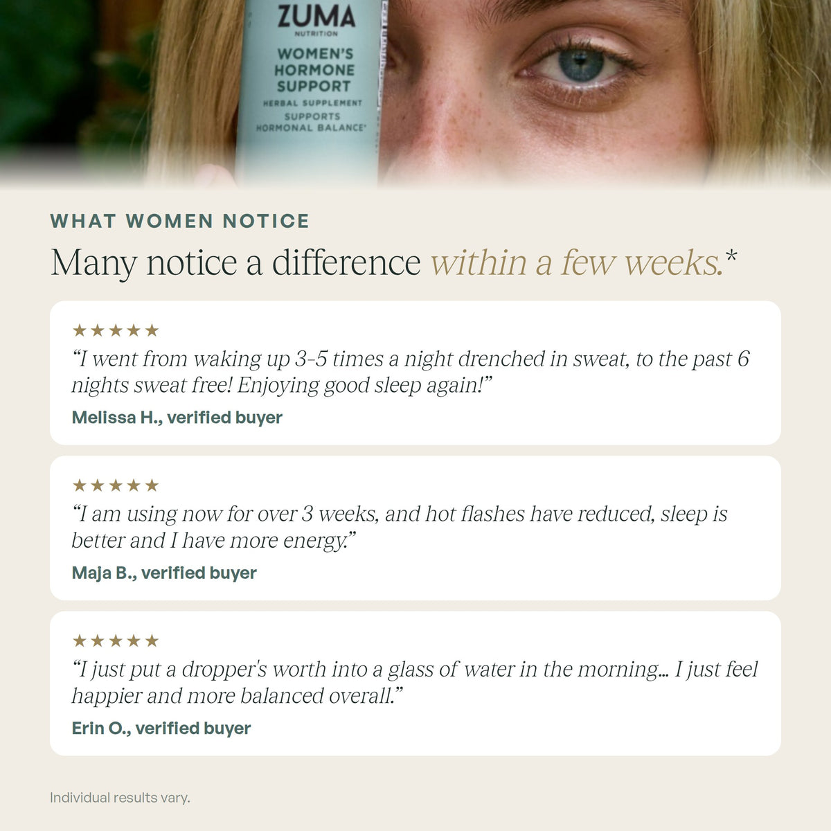 What women notice