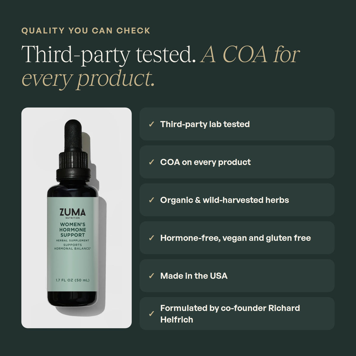 Quality you can check