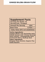 Ginkgo Biloba Brain Flow Tonic - 3 Pack