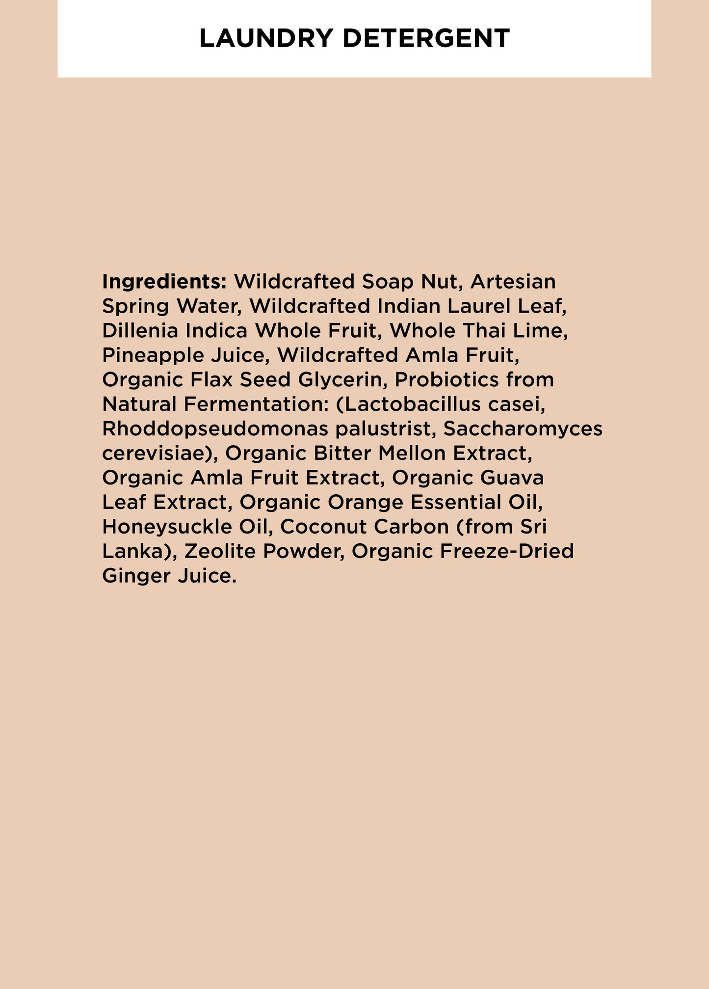 Organic Laundry Detergent Concentrate | 64 Loads
