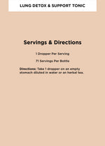 Lung Detox & Support Tonic
