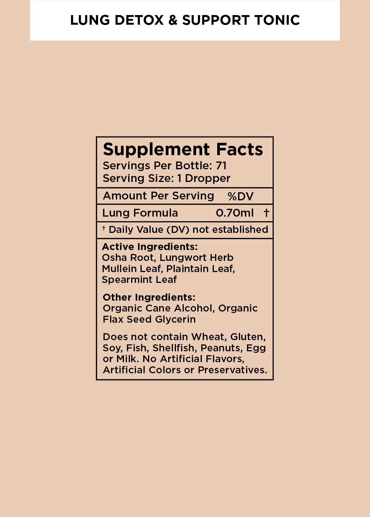 Lung Detox & Support Tonic
