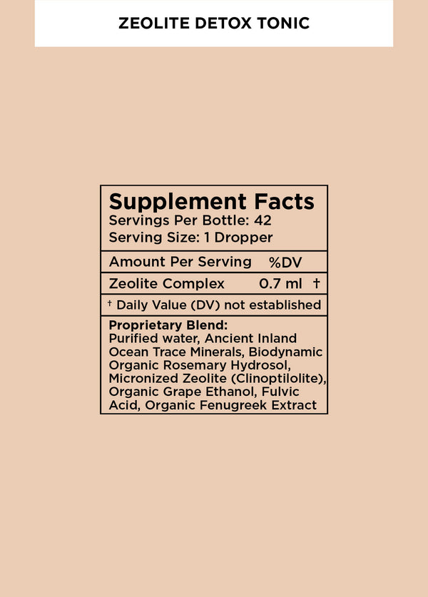 Zeolite Cleanse Liquid Tonic